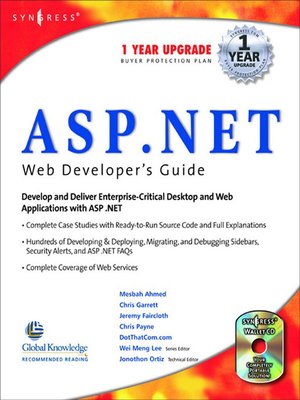 cover image of ASP.Net Web Developer's Guide
